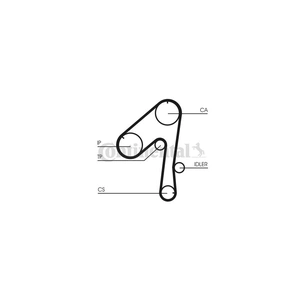 Ремінь ГРМ CONTITECH CT786 зображення 1