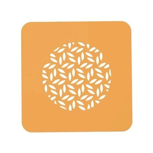 Кондитерський килимок Silikomart для декорування "Лист" d 100 мм h 1 мм 2 шт (STENCIL FOGLIA) изображение 1