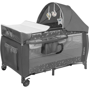 Дитячий манеж Lionelo Sven Plus Grey Concrete (LO-SVEN PLUS GREY CONCRETE) изображение 1