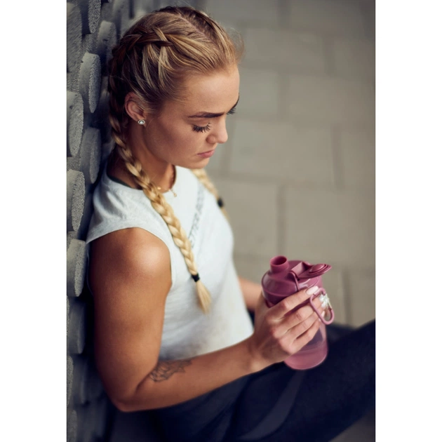 Шейкер спортивний SmartShake Original2GO One 800ml Deep Rose (10581501) - picture 6