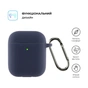 Чохол для навушників Armorstandart Silicone Case With Hook для Apple AirPods 2 Dark Blue (ARM59681) - зменшене зображення 2