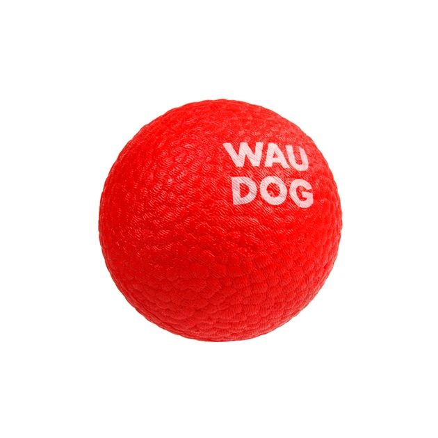 Іграшка для собак WAUDOG Fun Red Ball 70 мм (6001) - зображення 1