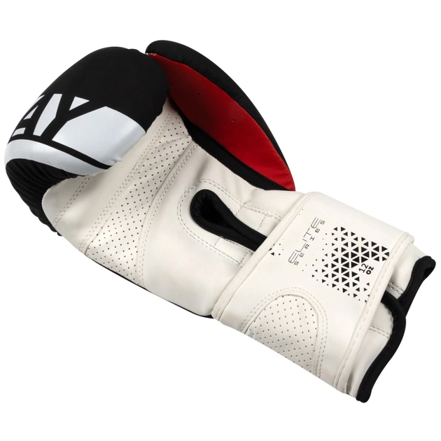 Боксерські рукавички PowerPlay 3086 Matt Challenger Чорно-Білі 16 унцій (PP_3086_16oz_Bl/White) - picture 5