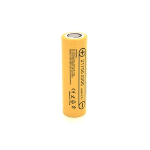 Акумулятор 21700 5000mah, (4700-5100mah) 15A, 3.7V(2.5-4.2V), Yellow Liitokala (Lii-50E / 23384) зображення 1