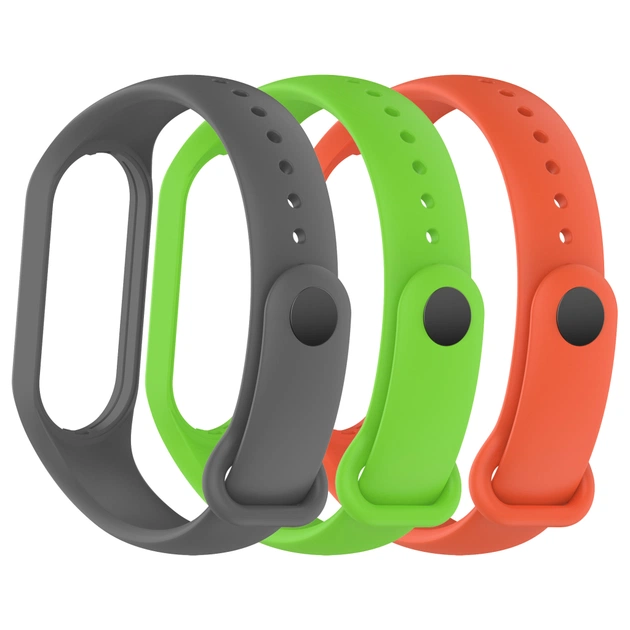 Ремешок для фитнес браслета Armorstandart комплект 3шт Xiaomi Mi Band 7/6/5 New Style Ditsy (ARM75070) - изображение 1