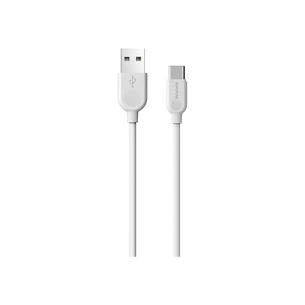 Дата кабель USB 2.0 AM to USB-C 1.0m 2.4A PVC BX14 white BOROFONE (6957531089995) зображення 1