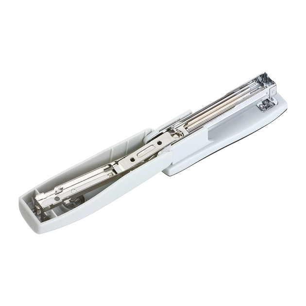 Степлер Buromax пластиковий, 20 аркушів, (скоби №24;26), 123 х 36 х 52 мм, сірий (BM.4201-09) - picture 3