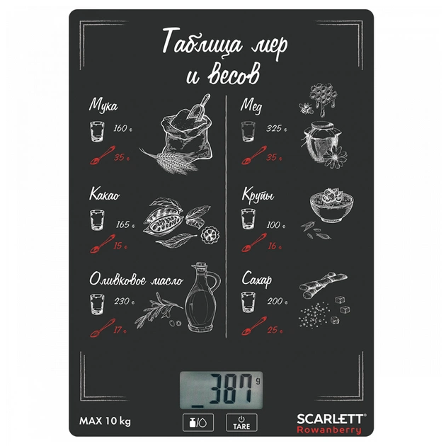 Ваги кухонні Scarlett SC-KS57P94 - изображение 1