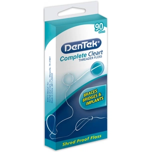 Зубна нитка DenTek суперфлос із напрямлячем Повне очищення 90 шт. (047701002476) изображение 1
