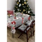 Доріжка на стіл Прованс Merry Christmas сіра 40x140 см (031480) - зменшене зображення 2
