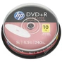 Диск DVD HP DVD+R 8.5GB 8X DL IJ PRINT 10шт Spindle (69306/DRE00060WIP-3) - уменьшенное изображение 1
