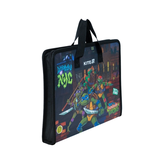 Папка - портфель Kite на блискавці A4 Ninja Turtles, 1 відділення (NT25-202) - picture 3