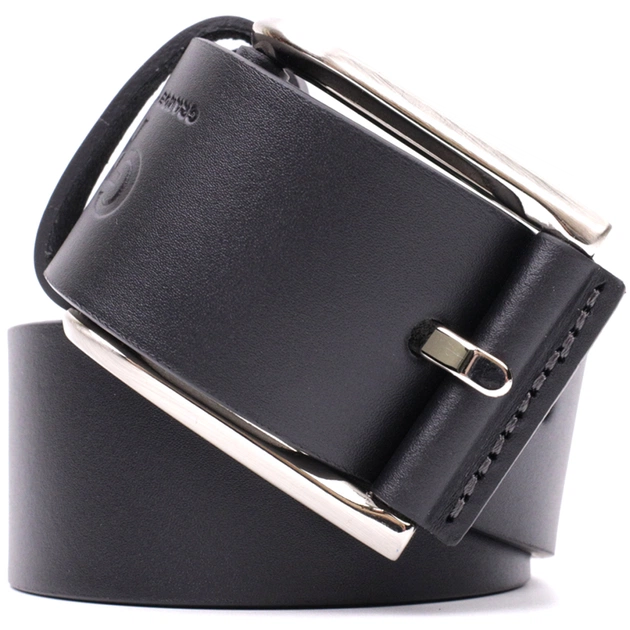 Ремінь Grande Pelle Під джинси з натуральної шкіри Чорний (11685) - зображення 7