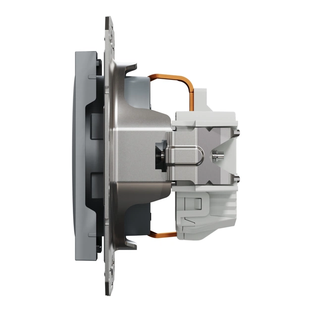 Розетка Schneider Electric ASFORA сталь (EPH2900162) - зображення 4