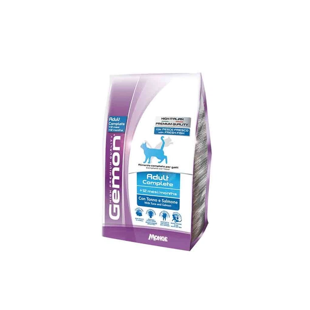 Сухий корм для кішок Gemon Cat Adult complete тунець з лососем 5 кг (8009470125541) - зображення 1