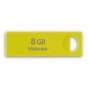 USB флеш накопичувач Toshiba 8GB Enshu Yellow USB 2.0 (THNU08ENSYELL(BL5)) - зменшене зображення 1