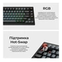 Клавіатура Keychron V1 8K Keychron Super Red Switch RGB USB UA Black (V1W-D1-UA) - зменшене зображення 13