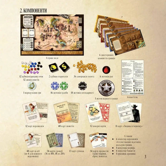 Настольная игра WoodCat Легенды Дикого Запада (Western Legends) (укр.) (W0016) - изображение 9