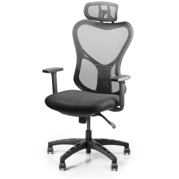 Офісне крісло Barsky Butterfly White/Black (Fly-03) - зображення 1