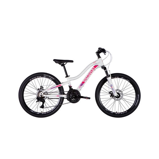 Велосипед Discovery 24" KELLY DD рама-11" ST 2025 біло-рожевий (OPS-DIS-24-363) - зображення 1