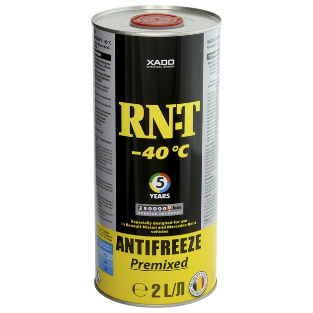 Антифриз Xado RN-T -40 2 л (ХА 50215) - изображение 1