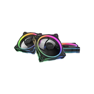 Кулер до корпусу ASUS PRIME MR120 REVERSE ARGB BLACK 3IN1 (90DA00L0-B09020) зображення 1