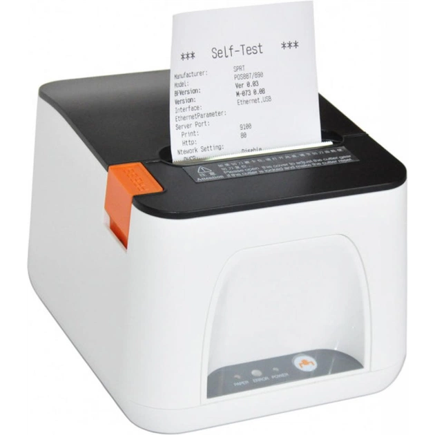 Принтер чеків SPRT SP-POS890E USB, Ethernet, dispenser, White (SP-POS890E) - picture 3