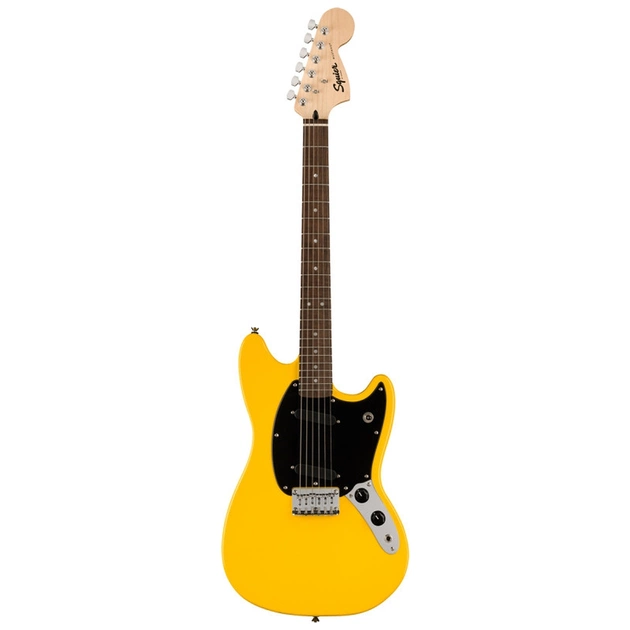 Електрогітара Squier by Fender Sonic Mustang LRL BPG Grafity Yellow (236361) - зображення 1