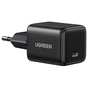 Зарядний пристрій Ugreen X513 USB-C PD30W QC4.0 GaN black (65007) - зменшене зображення 1