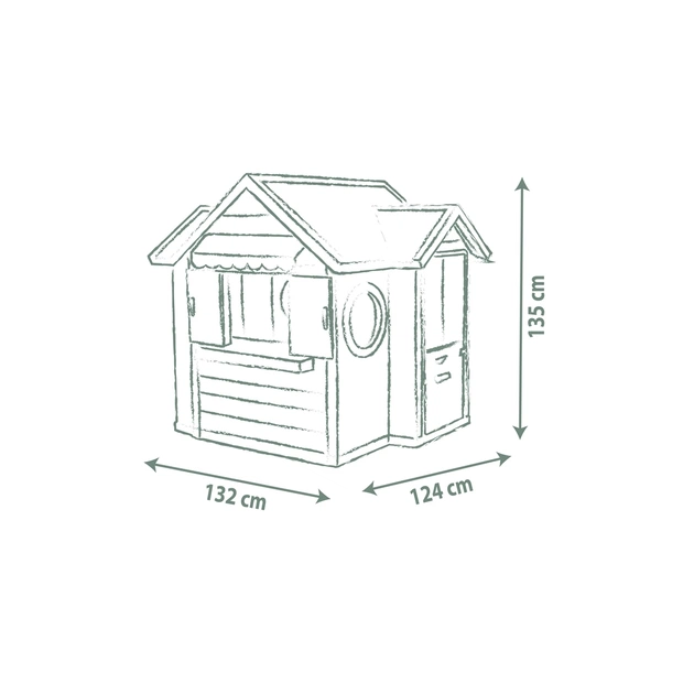 Игровой домик Smoby Life "Шеф Хаус" с кухней, кассой, наб. посуды и аксессуарами (7600810407) - изображение 5