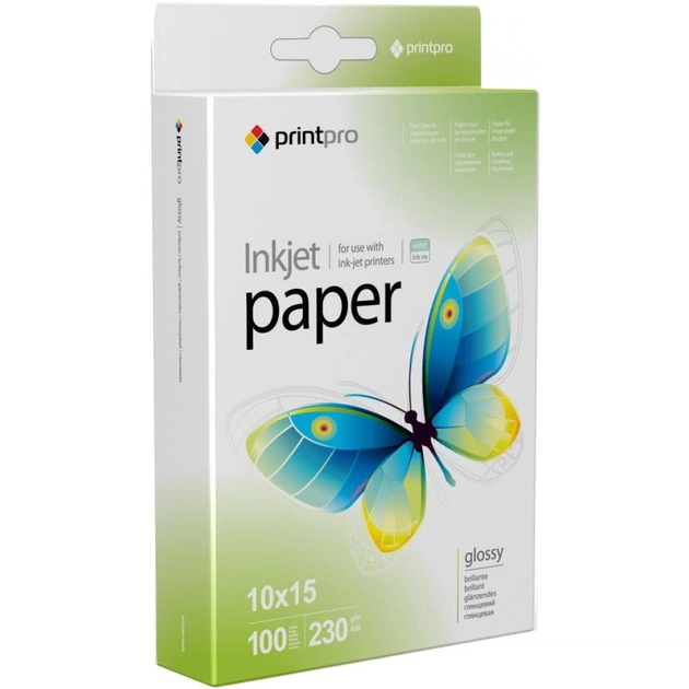 Фотобумага PrintPro 10x15 (PGE2301004R) - изображение 1