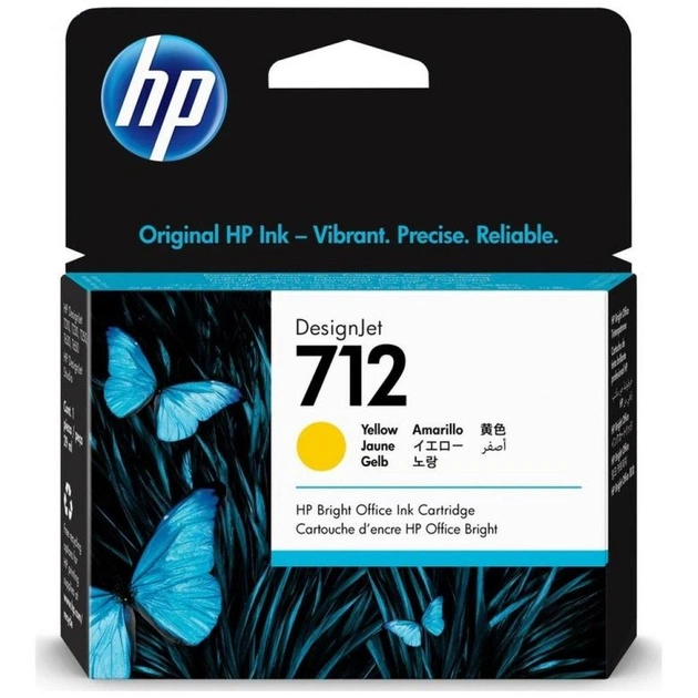 Картридж HP DJ No.712 DesignJet Т230/Т630 Yellow 29ml (3ED69A) - изображение 1