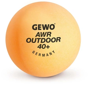 М'ячик для настільного теніса Gewo AWR Outdoor 40+ orange 6шт (96614200) (931308) зображення 1