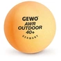 М'ячик для настільного теніса Gewo AWR Outdoor 40+ orange 6шт (96614200) (931308) - зменшене зображення 1
