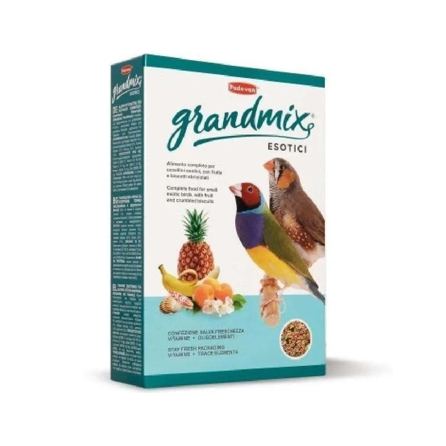 Корм для птахів Padovan GrMix Esotici для екзотичних птахів, амадинів 1 кг (8001254001845) - picture 1
