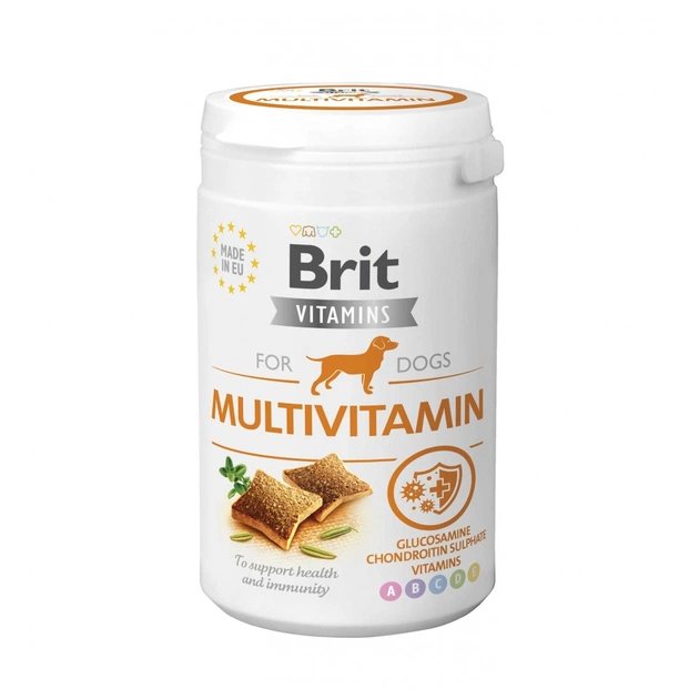 Вітаміни для собак Brit Vitamins Multivitamin для здоров'я 150 г (8595602562527) - зображення 1