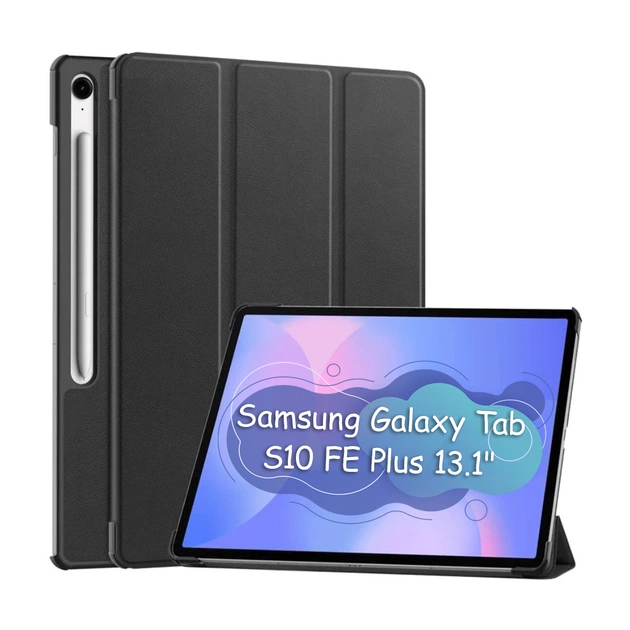 Чехол для планшета BeCover Smart Case Samsung Galaxy Tab S10 FE Plus (SM-X620/SM-X626) 13.1" Black (713381) - изображение 1