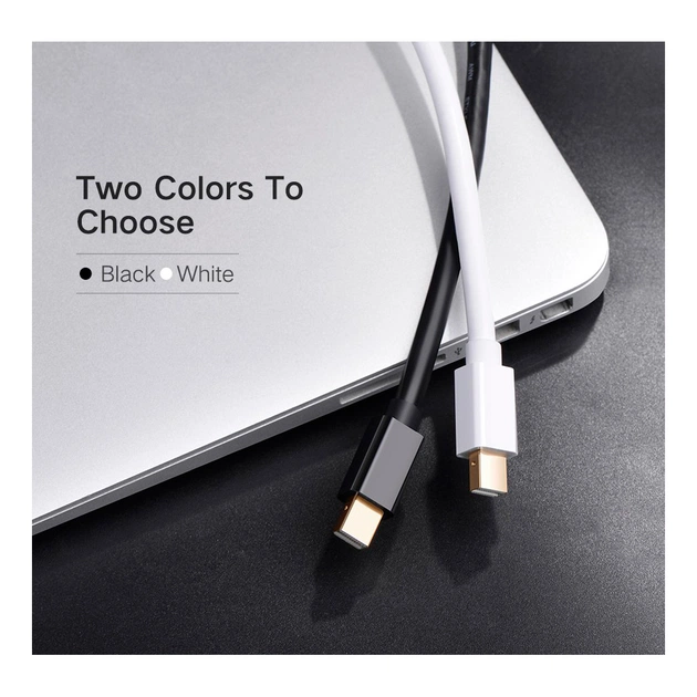 Кабель мультимедійний miniDisplayPort M to HDMI M 1.5m MD101 4K black Ugreen (20848) - picture 10