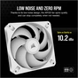 Кулер до корпусу Corsair iCUE AR120 Digital RGB 120mm PWM Fan - White (CO-9050168-WW) - зменшене зображення 10
