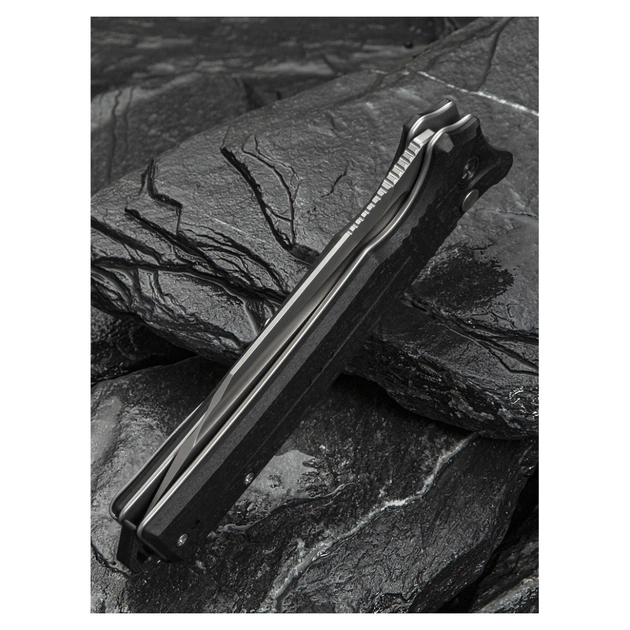 Ніж Civivi Neurohaptic, Bead Blast, чорний G10 (C23080-2) - picture 10