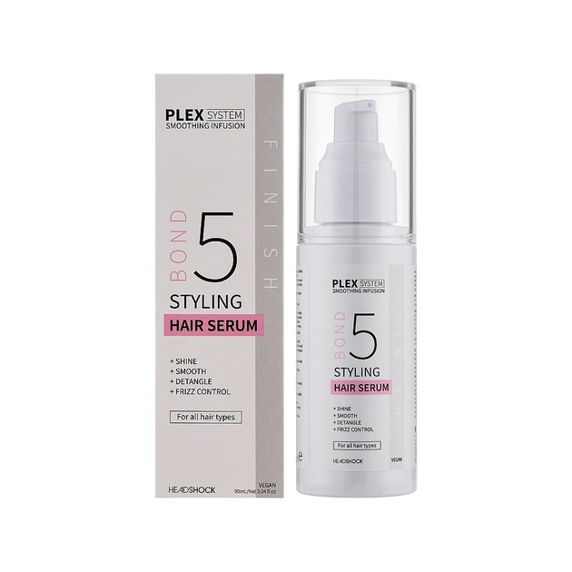 Сироватка для волосся Headshock Plex System Styling Serum №5 Для укладки 90 мл (5031413936063) - picture 2