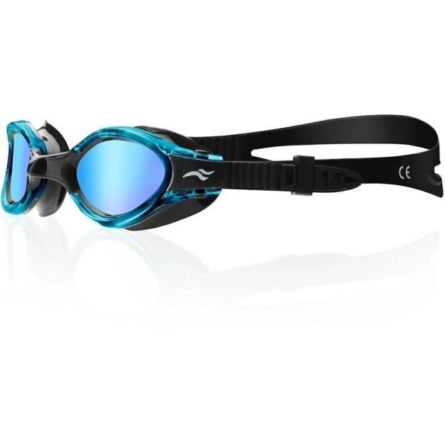 Окуляри для плавання Aqua Speed Triton 2.0 Mirror 283-02 60412 чорний, бірюзовий OSFM (5905718604128) - picture 3