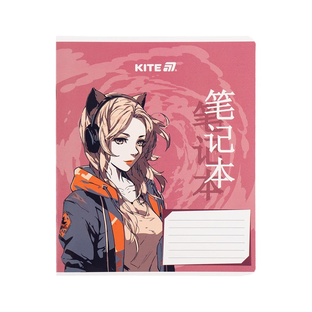 Зошит Kite Anime, 18 аркушів, клітинка (K25-236-1) - picture 6