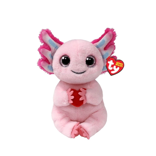 М'яка іграшка Ty Beanie Babies Аксолотль LOCKY (41292) - изображение 1