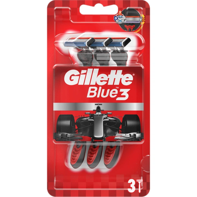 Бритва Gillette Blue 3 3 шт. (7702018516780) - зображення 1