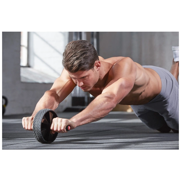 Ролик для преса Adidas Ab Wheel ADAC-11404 чорний D18 см (885652002370) - picture 7