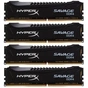 Модуль пам'яті для комп'ютера DDR4 32GB (4x8GB) 2400 MHz Savage Blak Kingston Fury (ex.HyperX) (HX424C12SB2K4/32) - зменшене зображення 1