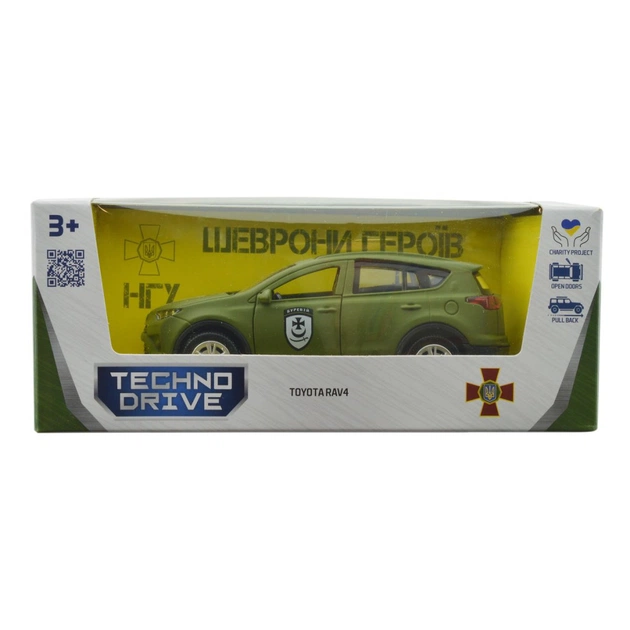 Машина TechnoDrive серії Шеврони Героїв - Toyota RAV4 - Буревій (KM6198) - picture 6