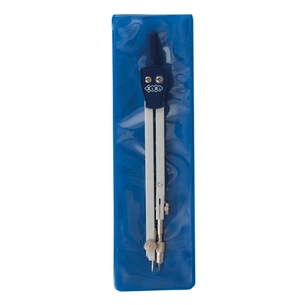 Циркуль ZiBi COLLEGE у м'якому PVC чохлі, темно-синій, KIDS Line (ZB.5310CL-03) зображення 1