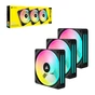 Кулер до корпусу Corsair iCUE Link QX120 RGB PWM PC Fans Starter Kit with iCUE Link System Hub (CO-9051002-WW) - зменшене зображення 11